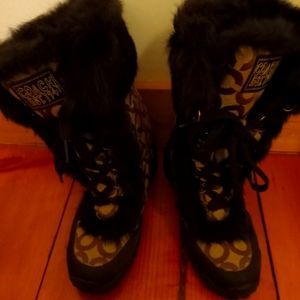 Coach winter boots